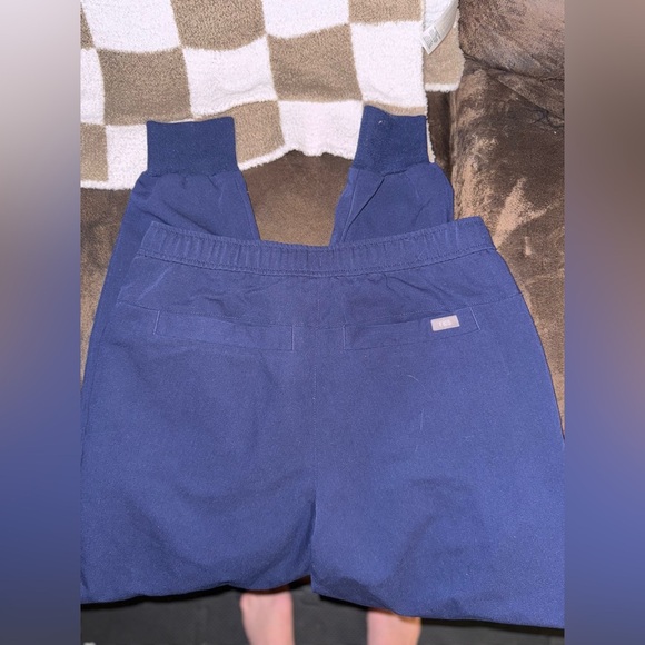 Figs High Waisted Navy Track Pants - Picture 6 of 6